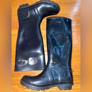 Women’s Black Rainboots ITASCA Size 10